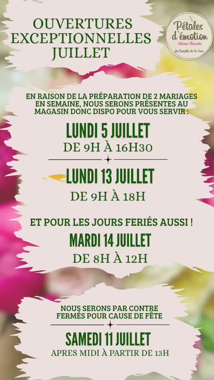 Pétales d'émotion on Jul 5