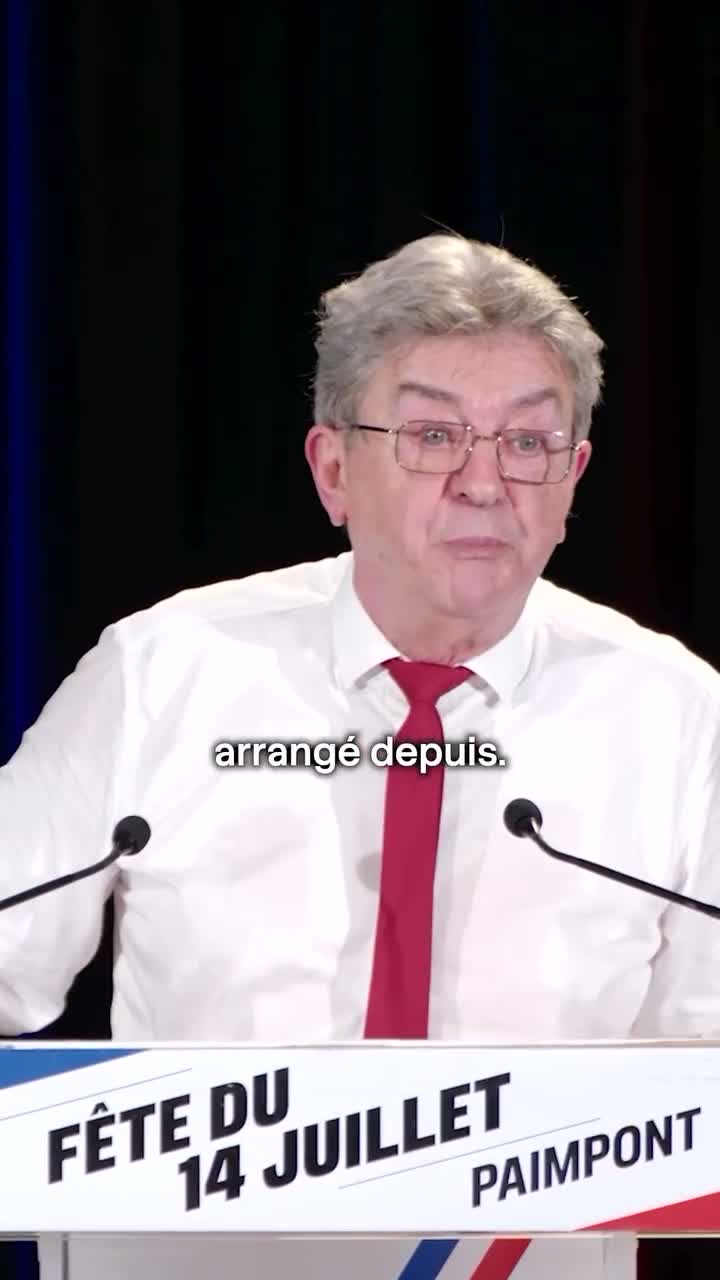 Jean-Luc Mélenchon on Jul 15